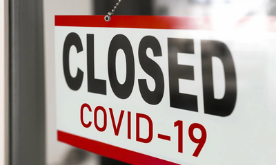 Covid 19 Closed sign