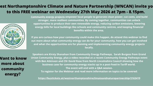 Community Energy webinar